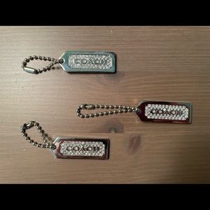 Genuine Coach Crystal Hangtags (Set of three)